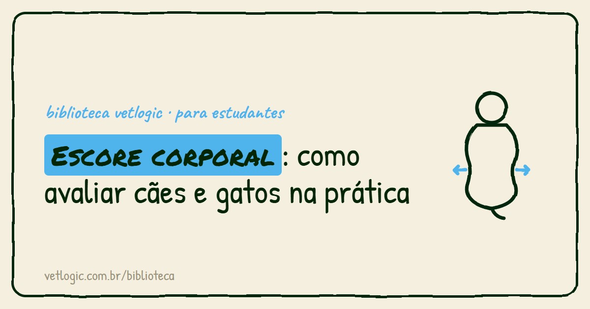 Escore de condição corporal: como avaliar cães e gatos na prática